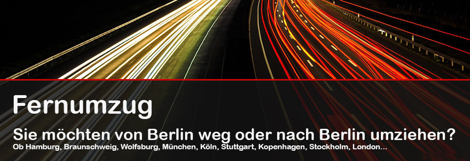 Fernumzug von und nach Berlin