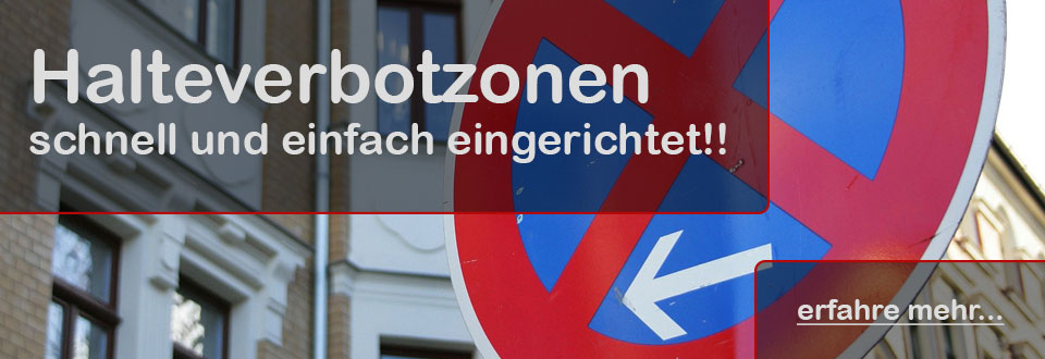 Halteverbotszone einrichten