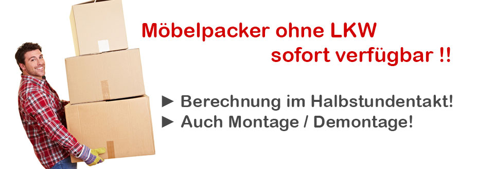 Möbelpacker - Umzugshelfer ohne LKW